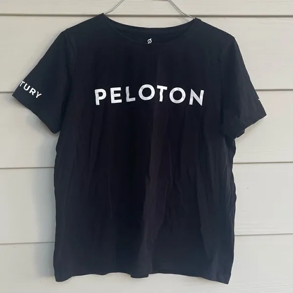 ‎Peloton Black Logo Century Shirt Womens Size Medium - Image 9