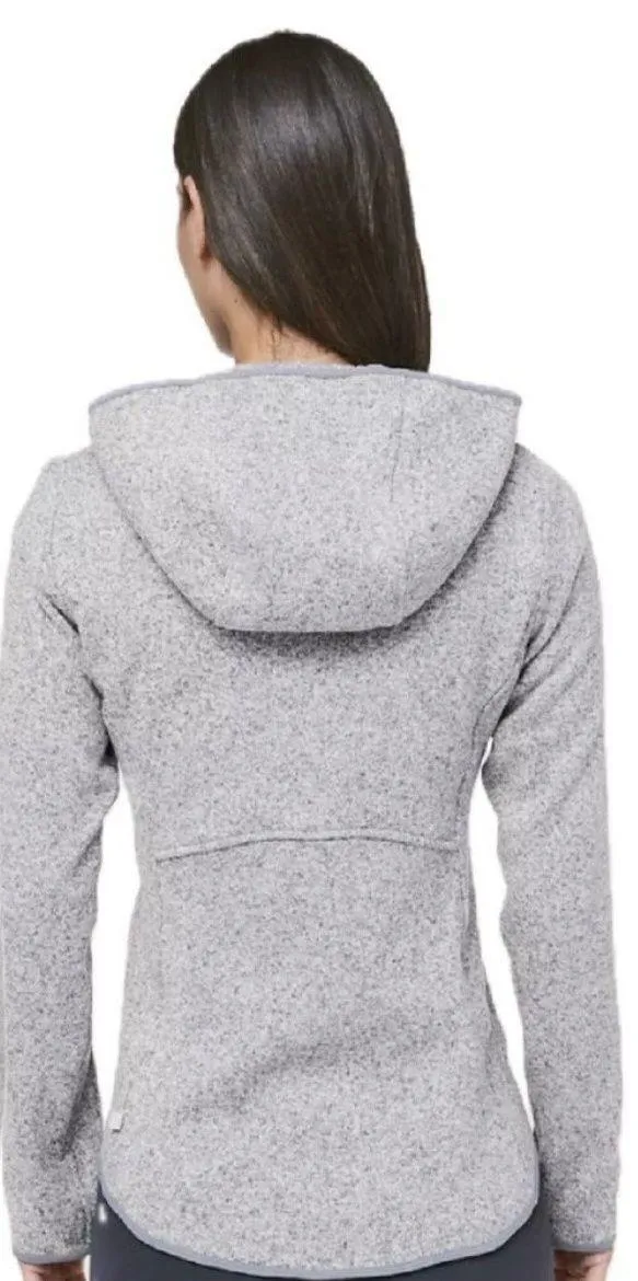 Lululemon Fleece & Thank You Pullover Heathered Gray 1/2 Zip - Image 2