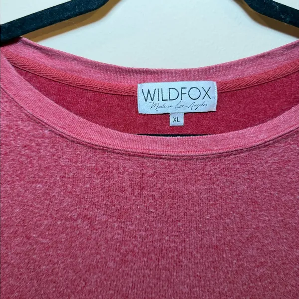 Wildfox Red Long Sleeve Tee - Image 2