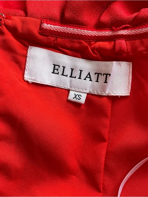 Elliatt March Off The Shoulder Midi Dress in Red Size XS - Image 5