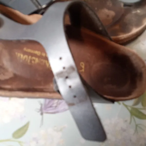 Birkenstock Gizeh Onynx Buckle Flip Flop Flats Sandals Womens 36 - Image 10