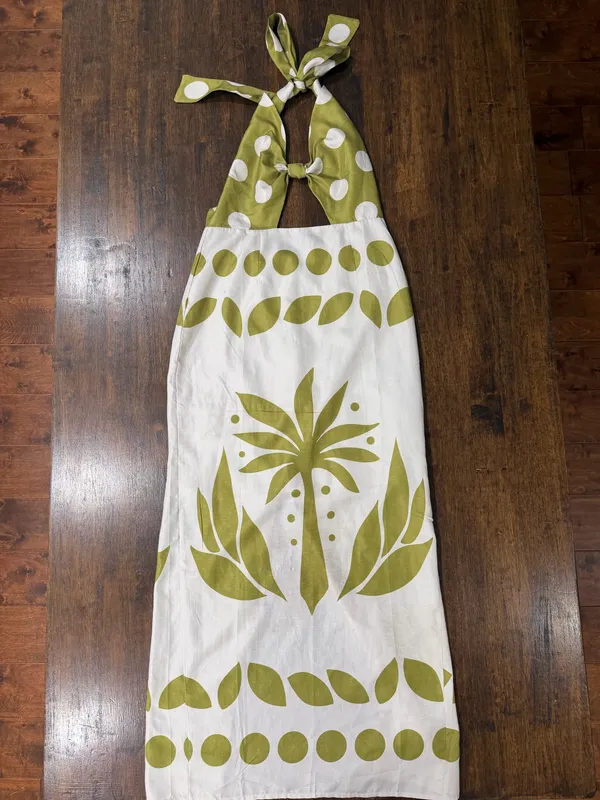 beachy maxi dress Green - Image 2