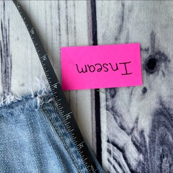 ‎American Eagle Blue Jean Cutoff Distressed 26 - Image 6