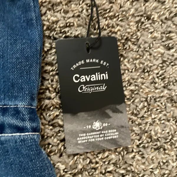 Cavalini Clothing Dark Wash Denim Shirt Jacket Shacket 3X NWT - Image 11