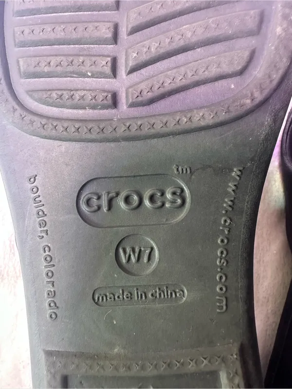 CROCS Black Dual-Strap Slide Sandals - Image 10