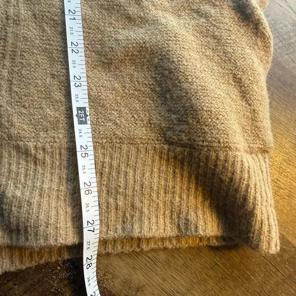 Banana Republic Sleeveless Cowl Turtleneck M Wool Sweater Alpaca Spandex - Image 9