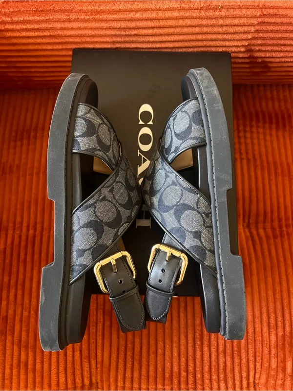 Coach Fraser Chambray 
Sandals - Image 4
