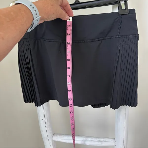 lululemon athletica Black Pleated Athletic Tennis Skort Size 4 - Image 9