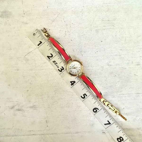 Chico’s Zoey gold tone and red Watch - Image 10