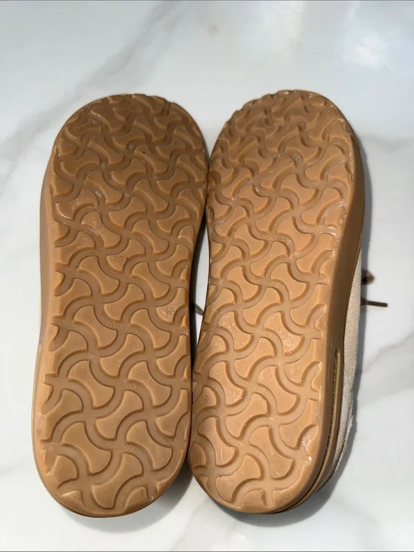 Birkenstock Suede Lace-Up Sneakers in Blush Tan - Image 11