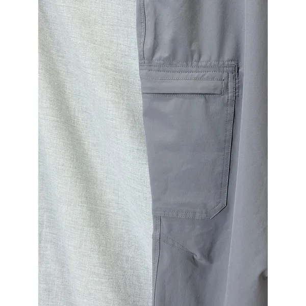 REI Co-op Savanna Trails Pants Womens 16 Petite Gray Hiking‎ Cargo Roll Up Hem - Image 5