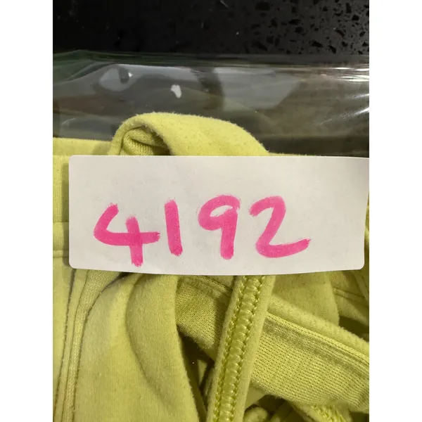 Lululemon Lime Green Double Strap Racerback Sports Bra Size 8 W2CQGS - Image 6