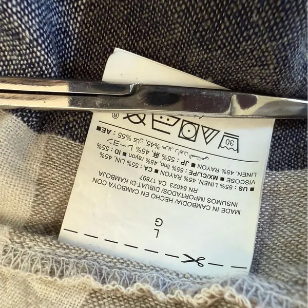 Old‎ Navy Linen Blend Romper Size Large - Image 8
