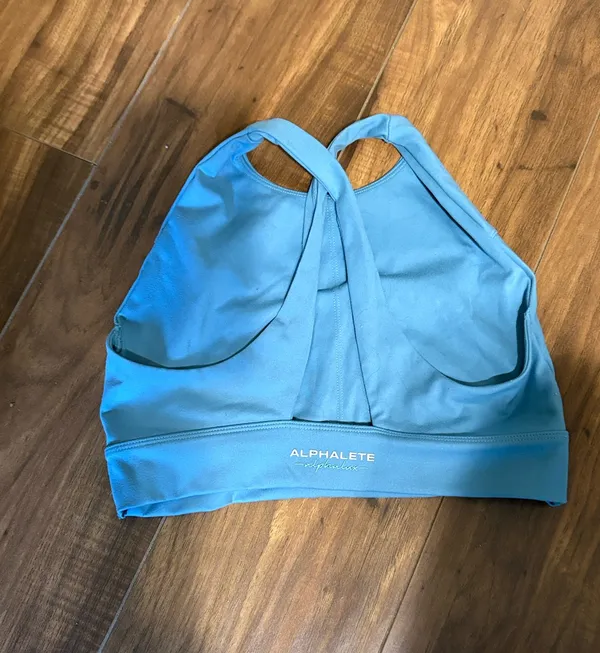 Alphalete Sports Bra Blue - Image 4