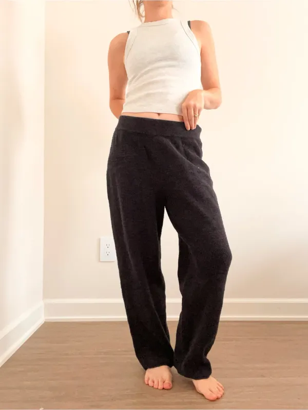 Madewell Navy Knit Lounge Pants - Image 3