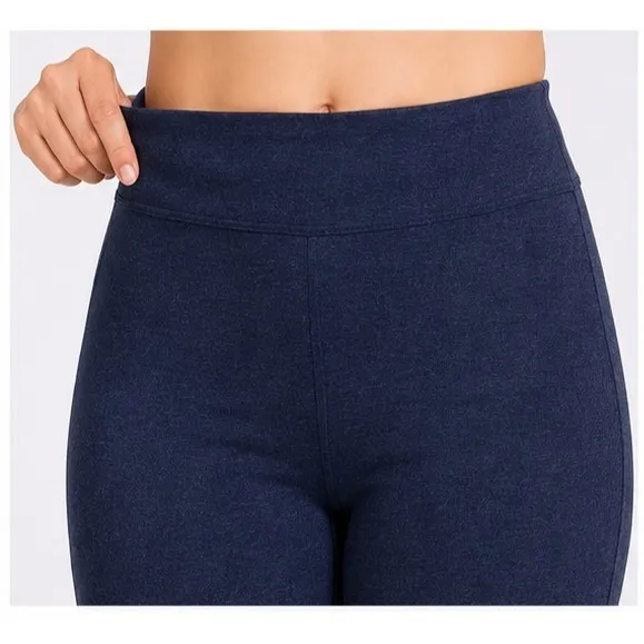 Athletic Works Womens Leggings Size L Blue Mid Rise Active Ankle Stretch Active - Image 12
