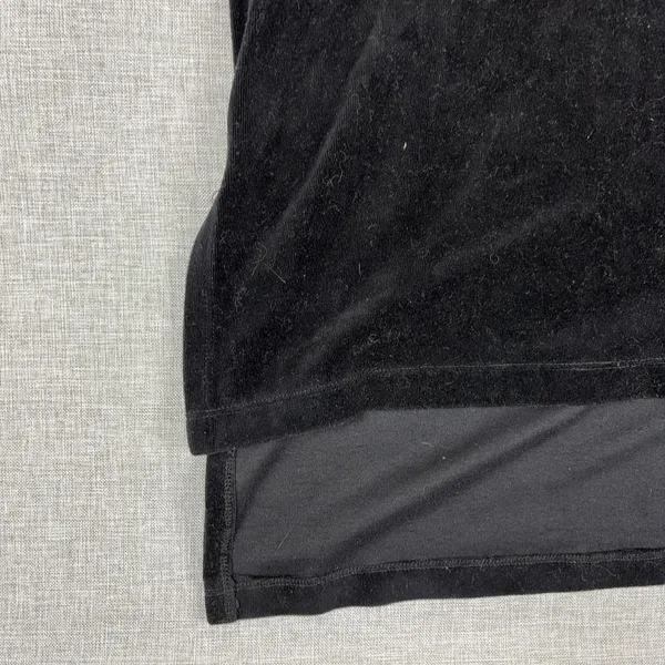 XCVI Dress Womens L Black Shift Kimono‎ Sleeve Oversized Velour Casual Party - Image 2