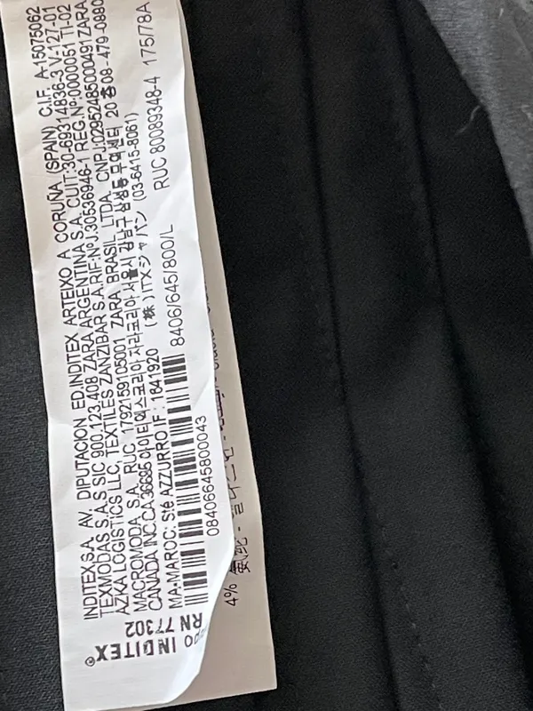 ZARA Mini Pleated Skirt Black - Image 6
