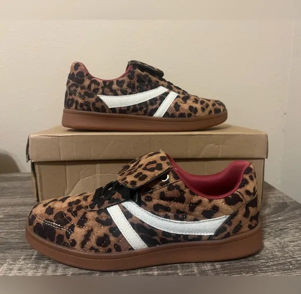 Leopard Print Steve Madden Sneakers - Image 2