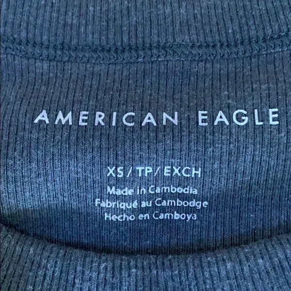 grey american eagle tank top - Image 2