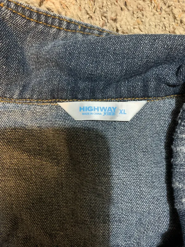 Highway Premium Denim Jean Jacket Size XL - Image 2