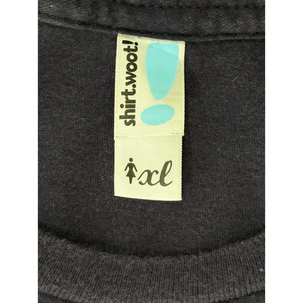 Shirt.Woot!‎ Blue Whimsical Bat Graphic Dark Aesthetic TShirt XL Bright Idea - Image 5