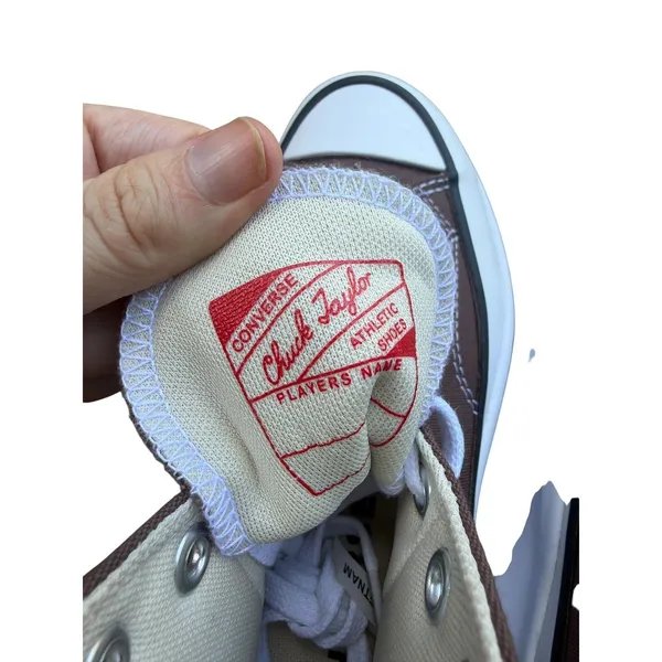 CONVERSE WOMENS RUN STAR HIKE Hi Platform sneakers brown white size 6 Y2K kick - Image 2