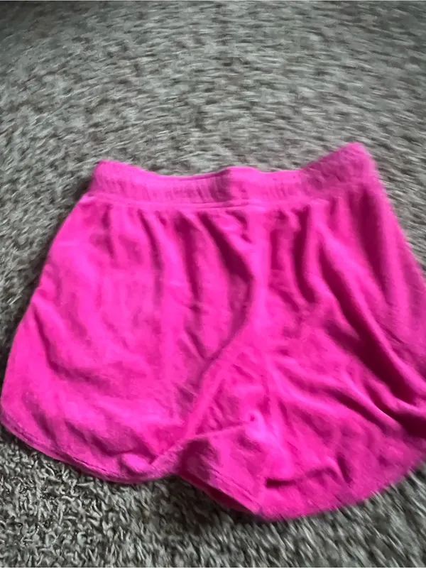 wild fable Bright Pink Terry Drawstring Athletic Shorts - Image 3