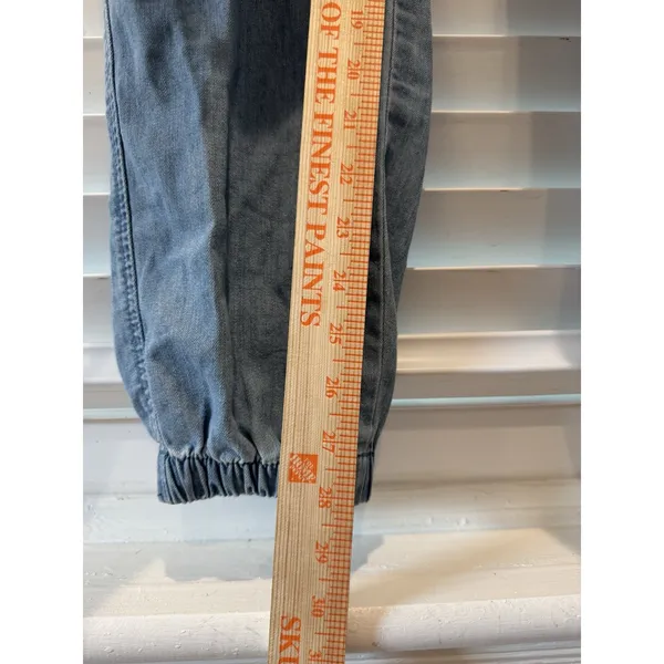 NEW American Eagle Denim‎ Relaxed Mom Jogger Sz 0 Medium Wash Cargo High Rise - Image 7