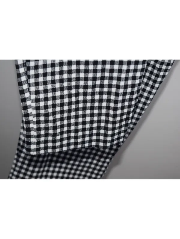 Old Navy Pixie Pants Size 12 Black White Gingham High-Rise Cropped Trousers - Image 5