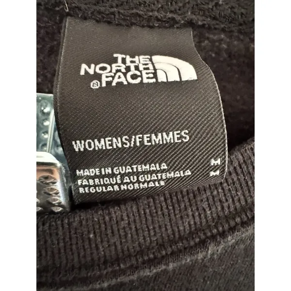 The North Face Women’s Crewneck Sweatshirt Black Mountain Graphic Size Medium - Image 7