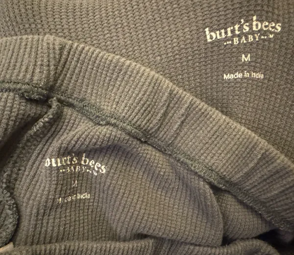 Burt’s Bees baby pajamas Green Size M - Image 3