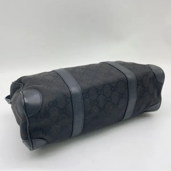 Gucci mini Boston bag canvas and leather - Image 11