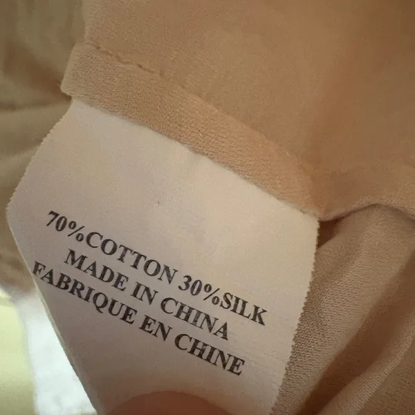 ULLA JOHNSON Tan‎ Utility Shirt Dress Size 6 Silk Button Down - Image 6