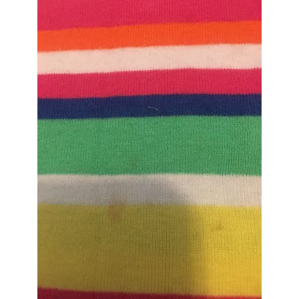 Lauren Ralph Lauren Women's Large Top Multicor lStriped Short Sleeve Shirt - Image 3