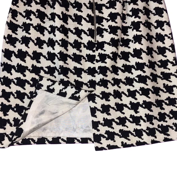 Kate Spade Black & White Houndstooth Skirt - Image 4