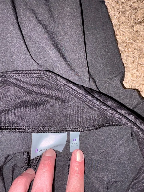 Athleta Soho Jogger Activewear Pants 4T 4 Tall Black Pockets Elastic Waist - Image 3