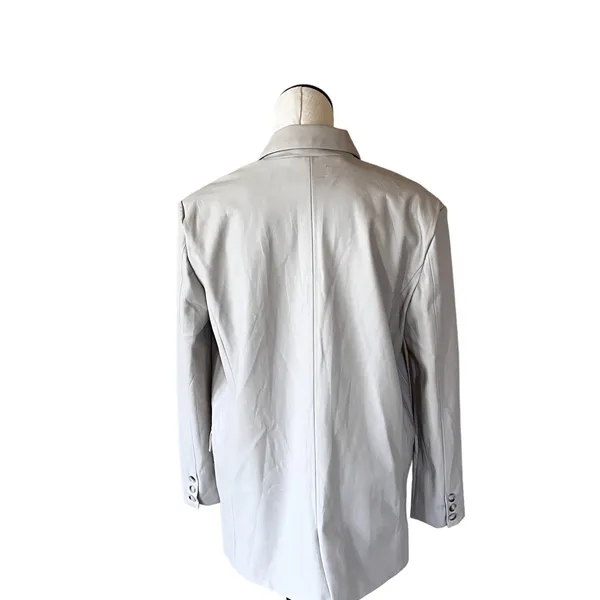 NWT BLANKNYC Faux Leather Blazer in Bare Essential MEDIUM - Image 11