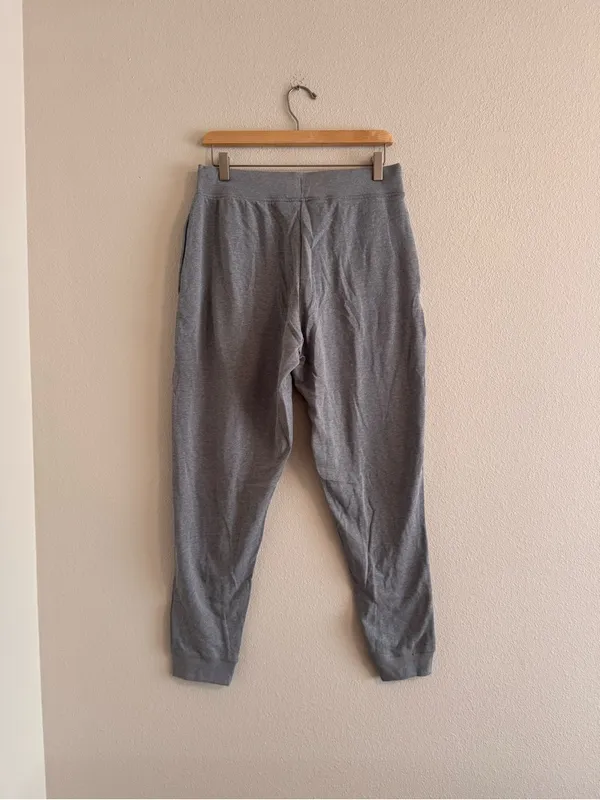 Calvin Klein Grey Slim Jogger Sweatpants with CK Logo - Image 3