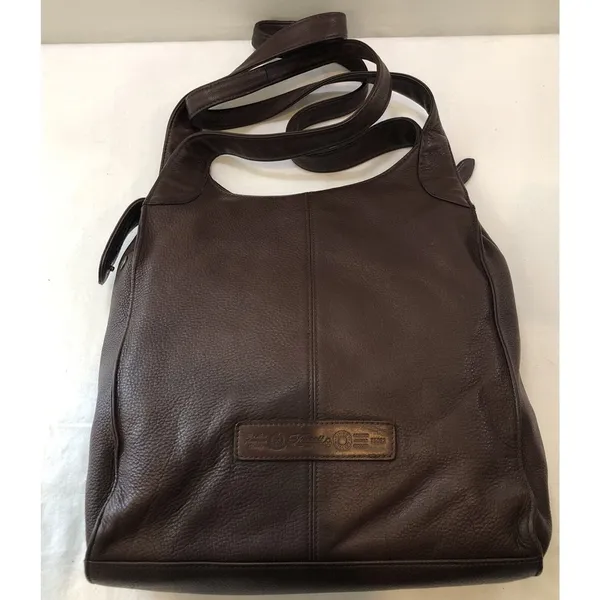 Fossil 1954 Classic #75082 Brown Pebbled Leather Crossbody Messenger Purse Bag - Image 6