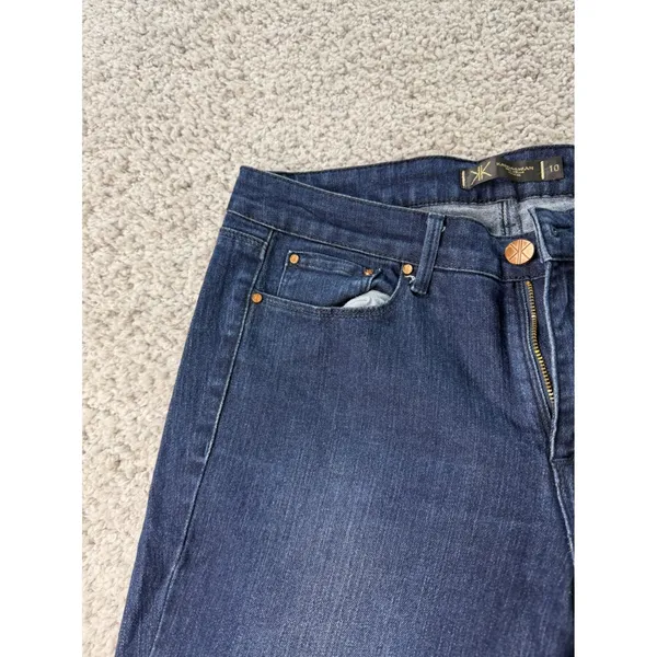 Kardashian Kollection Kim Curvy Skinny Jeans Dark Wash Indigo Size 10 - Image 4