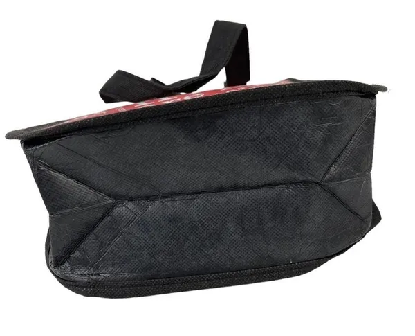 Lululemon Friends are More Important Than Money Shopping Tote Bag Red Black - Image 9
