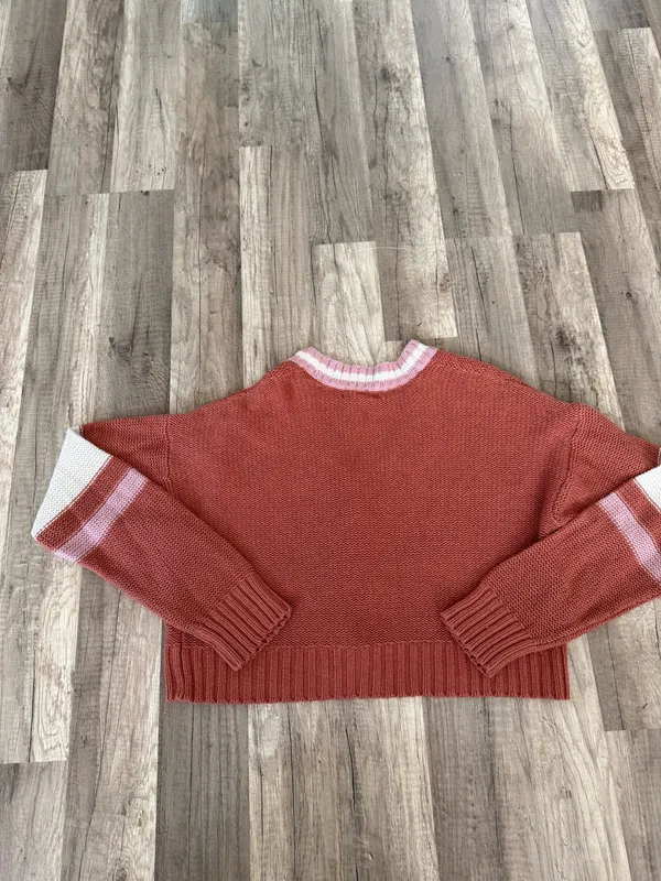 American Eagle Cropped rugby style cardigan - Image 5