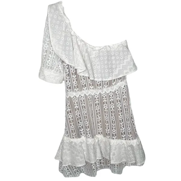 New Boho Romantic For Love & Lemons Lovebird Mini Dress Size S - Image 5