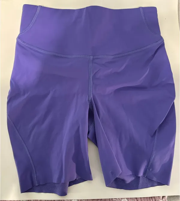 Lululemon Biker Shorts Purple - Image 3
