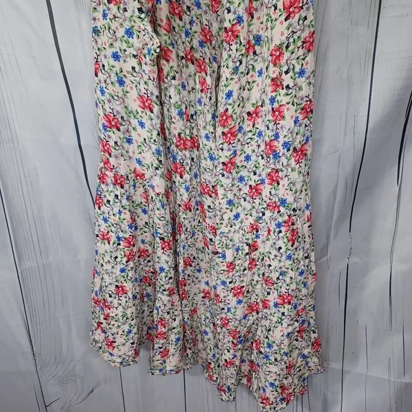 Umgee strapless flowy boho floral wide leg jumpsuit - Image 8