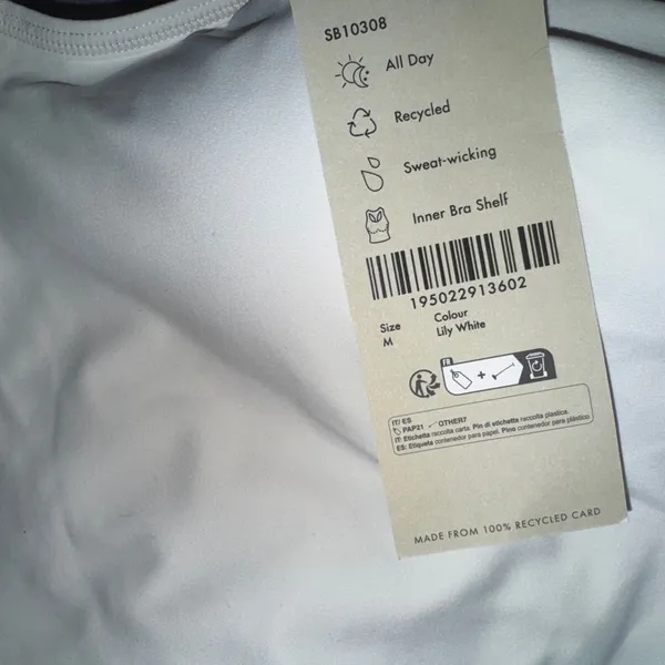 Sweaty Betty All Day Bra Tank M NWT - Image 2