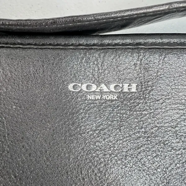 Coach Medium Shoulder Bag Legacy Penny Hobo 19889 Silver Hardware Black Leather - Image 4