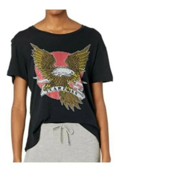Chaser Womens Graphic T-Shirt 1X Eagle Fearless Biker Americana Streetwear Edgy‎ - Image 10
