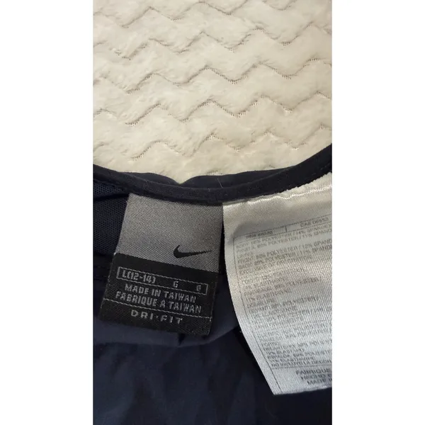 Vintage Nike Dri-FIT Women Black Tennis Dress Built-in Bra Mesh Panels Size L - Image 4